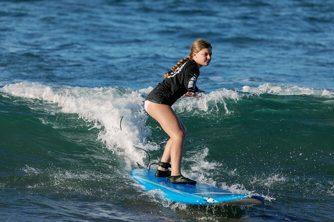 2 Hour Private Surf Lesson in Lahaina - The water portion: catching waves with hands-on help