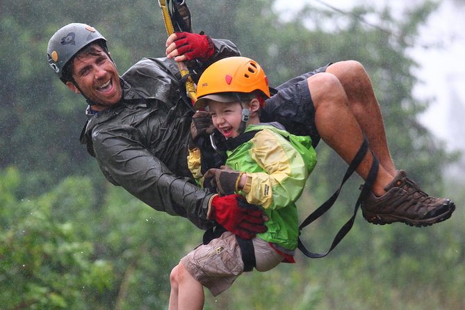 7-Line Maui Zipline on the North Shore - North Shore views, eucalyptus trees, and open space
