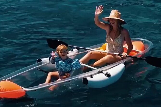 Clear Bottom Glassy Kayak Rental | MAUI | Safe and Stable Kayaks - A stable boat for first-time paddlers