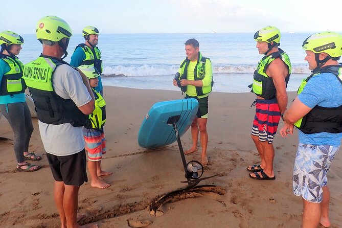 Electric Foilboard rides/lessons/sessions at Sugar Beach, Maui - Key points at a glance