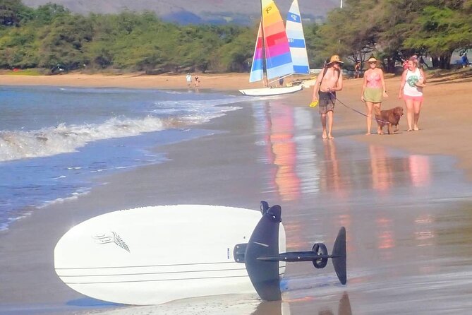 Electric Foilboard rides/lessons/sessions at Sugar Beach, Maui - What electric foiling at Sugar Beach is really like