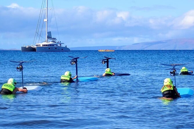 Electric Foilboard rides/lessons/sessions at Sugar Beach, Maui - Starting on shore with pre-flight training