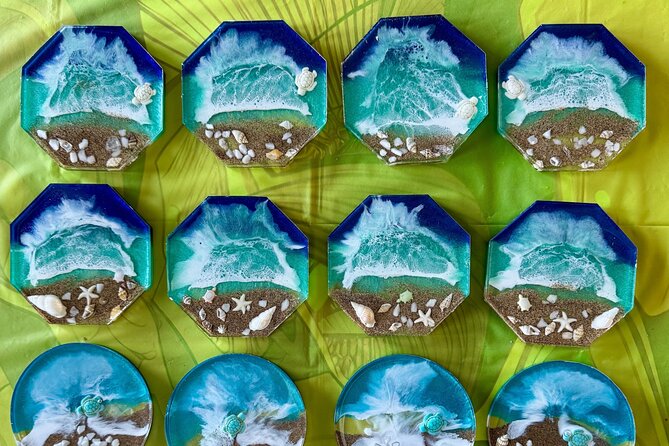Epoxy Resin Art and Craft Coaster Set Experience - Key points to know before booking