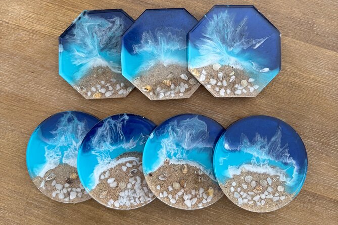 Epoxy Resin Art and Craft Coaster Set Experience - Making four coasters instead of one souvenir
