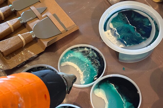 Epoxy Resin Art and Craft Coaster Set Experience - Booking ahead and choosing the right day