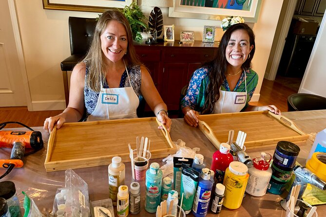 Epoxy Resin Cheese Board Art Class - What happens during the 90-minute workshop