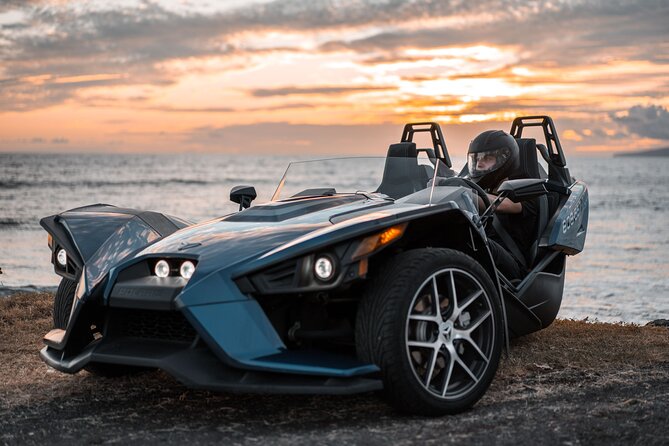 Explore Maui in a Polaris Slingshot from Lahaina - Pickup, helmets, and the return point