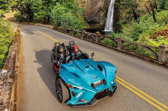 Explore Maui in a Polaris Slingshot Rental from Kihei - Reaching the crater from an open cockpit