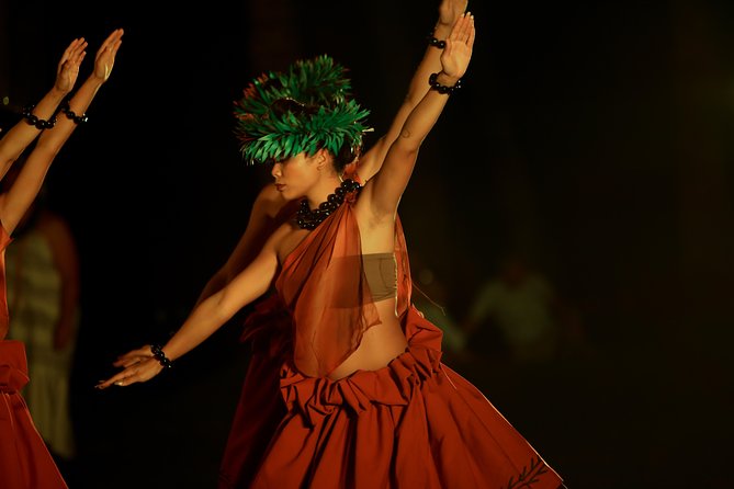 Feast at Mokapu Luau in Wailea - Music, dance, storytelling, and the fire finale