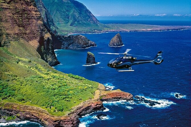 First Class Waterfalls of West Maui and Molokai Helicopter Tour - Pelekunu Bay and a rare free-flowing stream