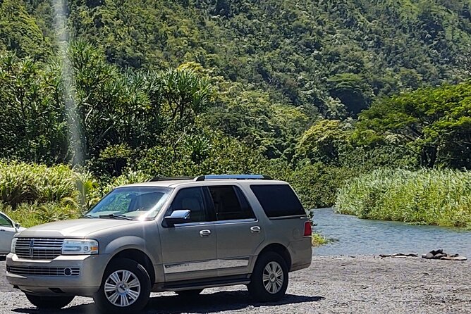 Halfway to Hana Tour of Maui Black Sand Beach Waterfalls Turtles - Pua‘a Ka‘a waterfall and the question of swimming