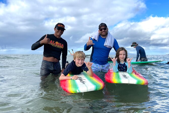 Hawaiian-owned and Operated Surf Lessons in Kihei, Maui - Group size and the value of personal instruction