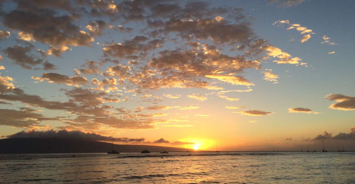 Lahaina: Private Sunset Sailing Trip & West Maui Mountains - Fruit, cheese, crackers, and your own bottle