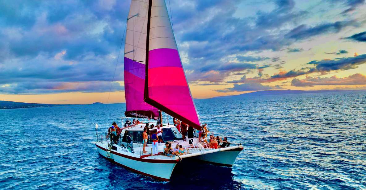 Maalaea Harbor: Sunset Sail on a Charming Hawaiin Catamaran - The First Minutes on Winona
