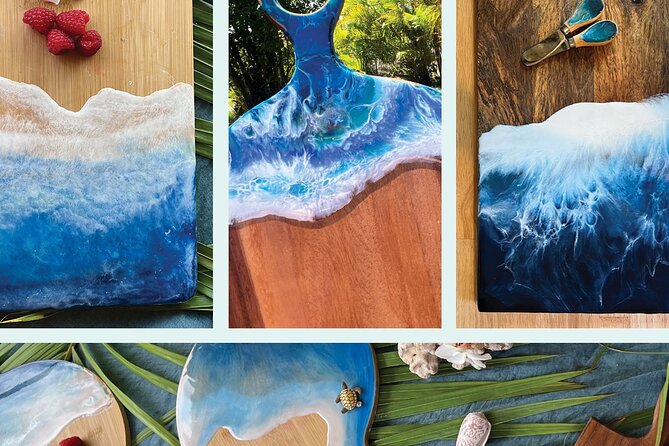Make your own Maui Souvenir/Ocean resin class - Making a Maui souvenir instead of buying one
