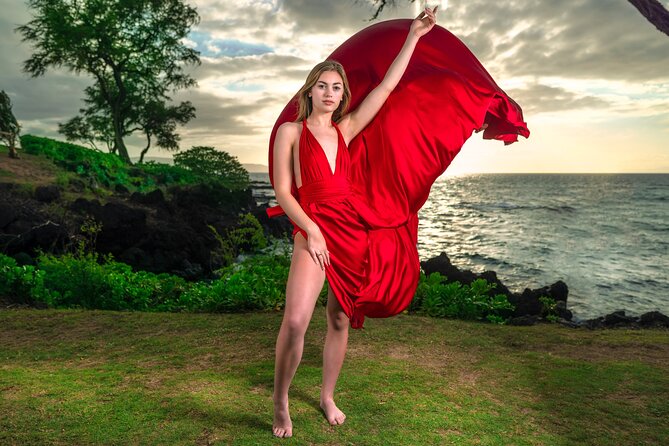 Maui Flying Dress Photoshoot Experience - What you receive after the photoshoot
