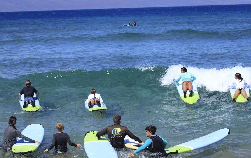 Maui: Group Surf Lesson - Finding Sea Maui Surf at Whalers Village