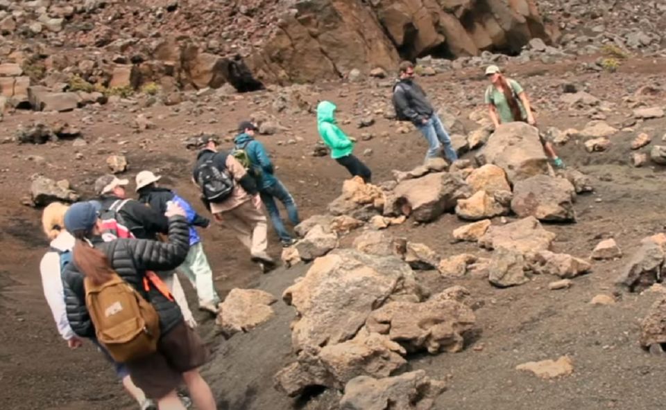 Maui: Guided Hike of Haleakala Crater with Lunch - The first 2 miles reach the 10,000-foot summit