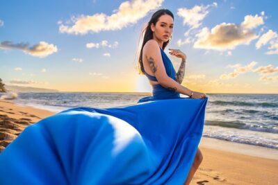 Maui Hi Flying Dress Private Photoshoot Experience