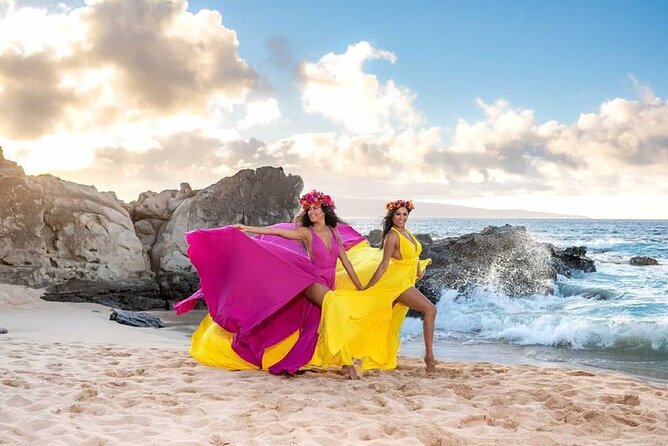 Maui Hi Flying Dress Private Photoshoot Experience - The Maui setting is part of what you are buying