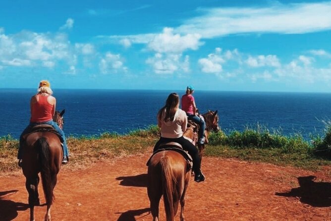 Maui Horseback Adventure at Circle M Ranch With Real Cowboys - Down Through Pasture Toward Waihee Valley