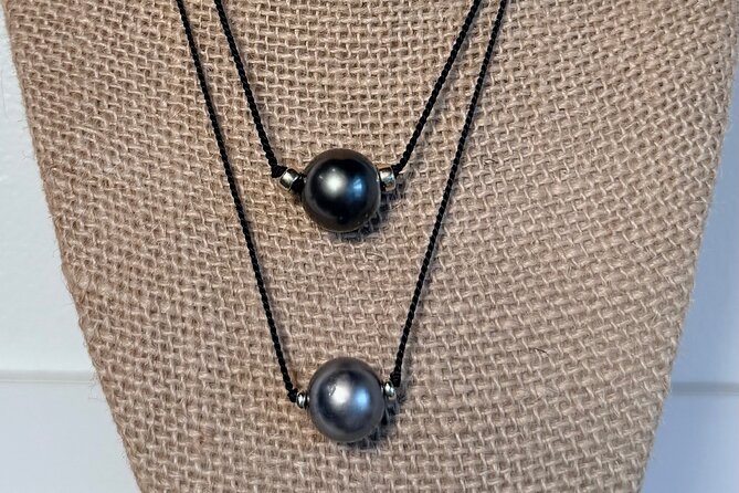 Maui Jewelry Making Class with Puka Shells and Pearls - Finishing one necklace, then possibly starting another