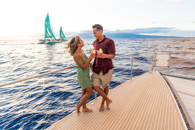 Maui: Ka'anapali Luxury Sunset Cocktail Sail with Open Bar - A Comfortable Catamaran With Room to Watch the Sky