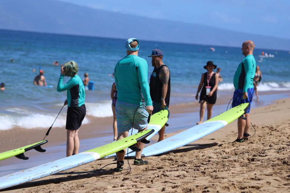 Maui: Private Surf Lesson - Checking in at Whaler’s Village