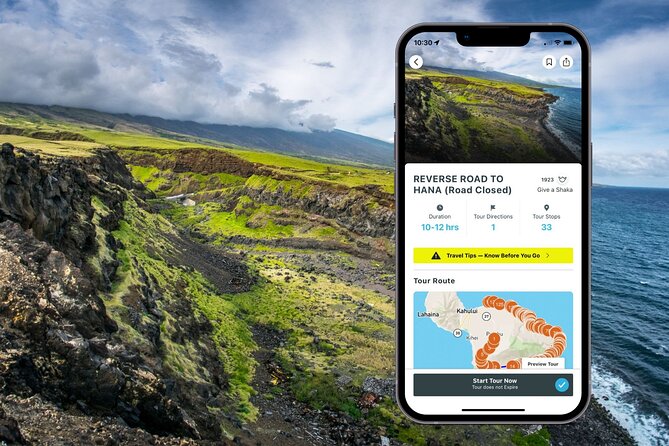 Maui "Reverse" Road To Hana Audio Driving Tour - Key points to know before you drive