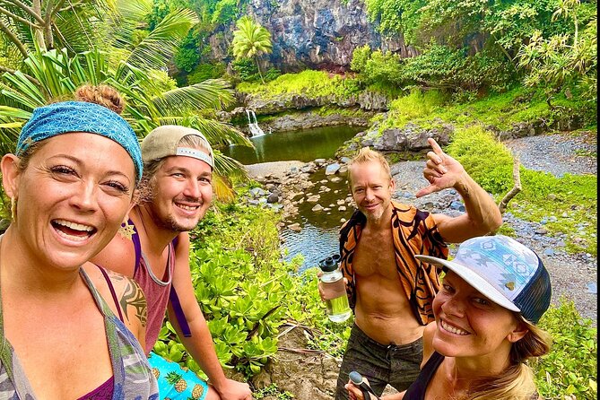 Maui Road to Hana VIP Private Tour in Convertible Bronco or Jeep - Puaa Kaa State Park for shade and waterfalls