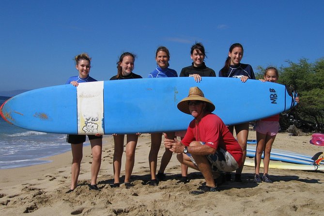 Maui Surf Instruction 101 at Kalama Beach in Kihei - The 10-minute shore lesson