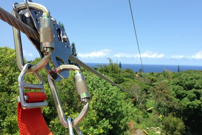 Maui Zipline Eco Adventure: 8 Lines through the Jungle - Safety gear, instructions, and the first platform