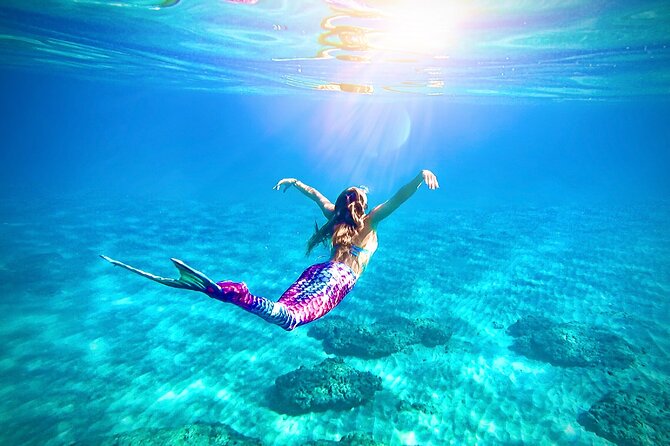 Mermaid Ocean Swimming Lesson in Maui - What the tail and monofin feel like