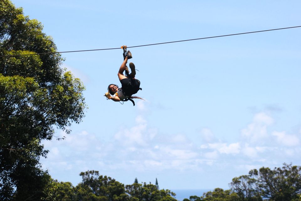 North Maui: 7 Line Zipline Adventure with Ocean Views - Key points to know before booking