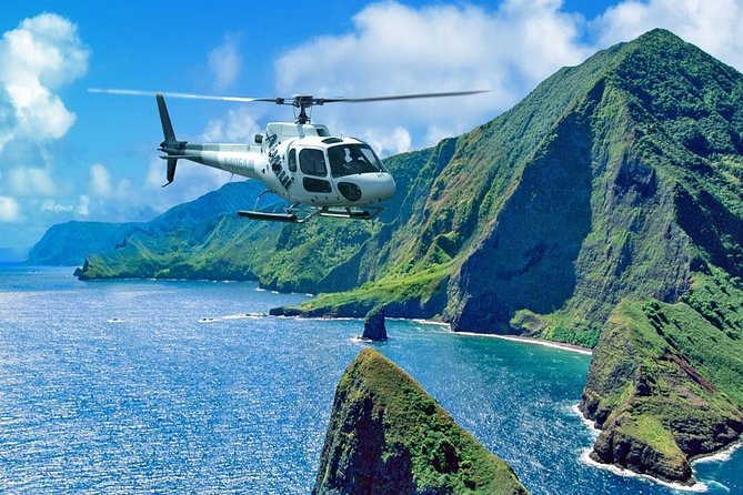Oceanfront Landing 75-Minute Event Helicopter Tour - West Maui from above