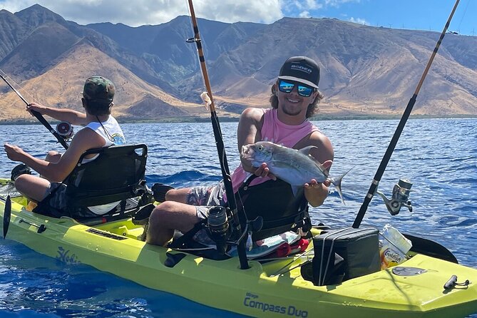 Pelagic Kayak Fishing Charter Lahaina - Weather can reshape the morning