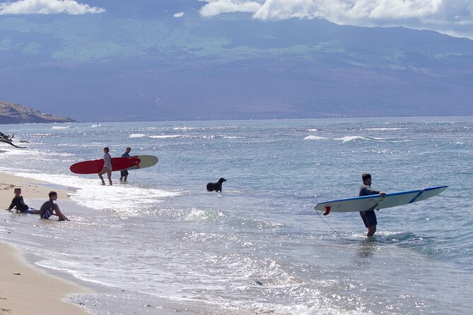 Private Surf Lesson for One Near Lahaina - Coaching from Eric, Stephanie, and Kain