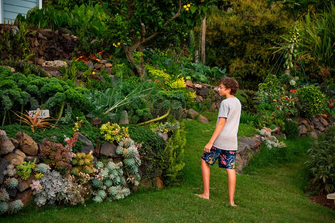 Pueo Farm Tour (1.5 hr) Upcountry Kula Maui Hawaii - Meeting Linda and Angel at the farm