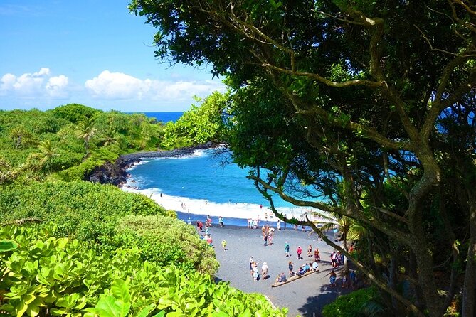 Road to Hana Rainforest, Black Sand Beach, Waterfalls & Lunch - Wai’anapanapa is the day’s main prize