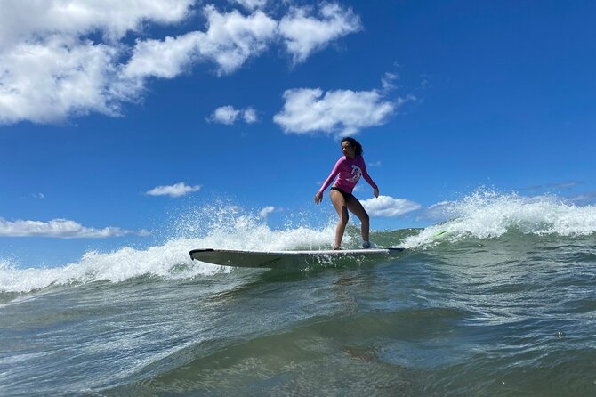 Semi-Private Surf Lesson at Kalama Beach in Kihei - Most of the lesson happens in the water