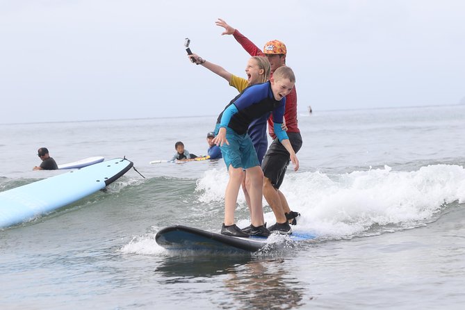 Semi-Private Surf Lesson at Kalama Park in Kihei - Most of the lesson happens in the water
