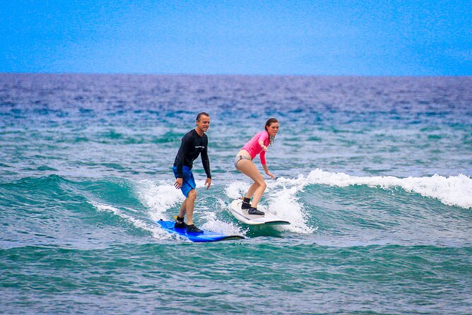 Semi Private Surf Lessons with Experienced Coaches - Getting started at Ukumehame Beach Park