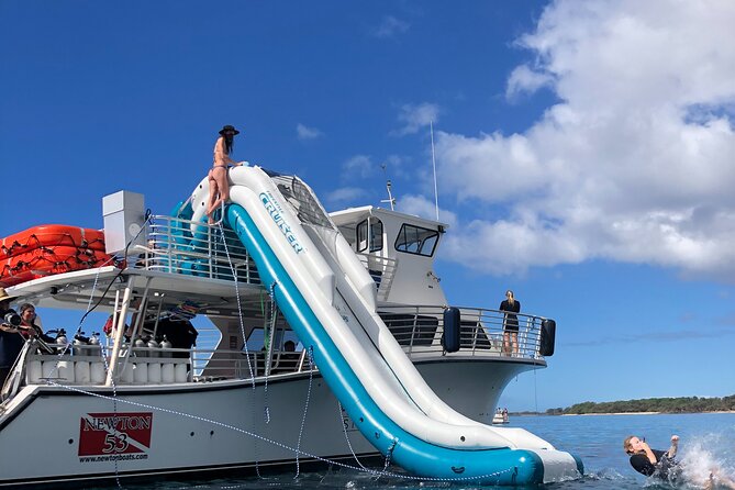 Small Group Coral Gardens Snorkel & Waterslide Adventure - Snorkeling with turtles, fish, and seasonal whales