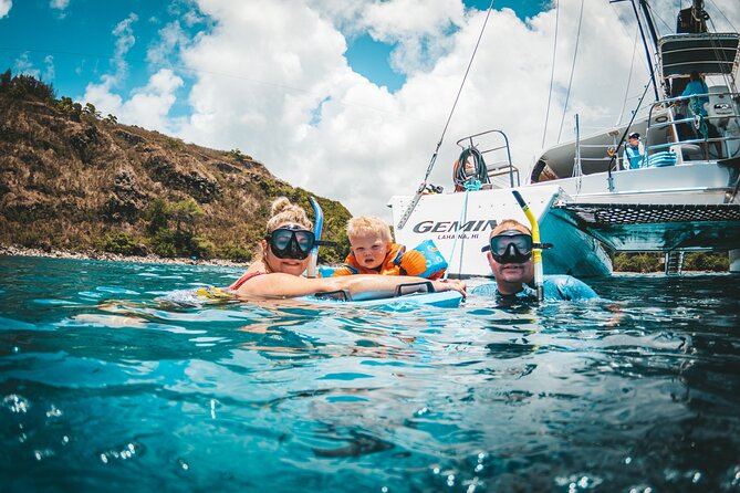 Snorkel Sail Adventure off Ka'anapali Beach, Maui - Lunch gives the second half a relaxed pace