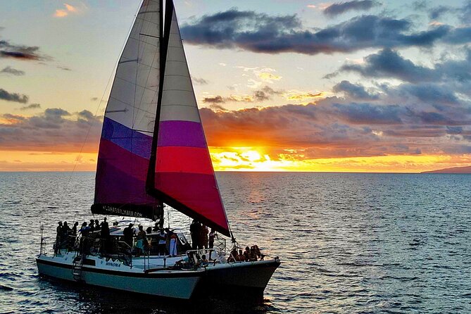 Sunset Sailing on a Floating Tiki Bar Charming Hawaiian Catamaran - Along the Kihei Coast, the views do most of the work
