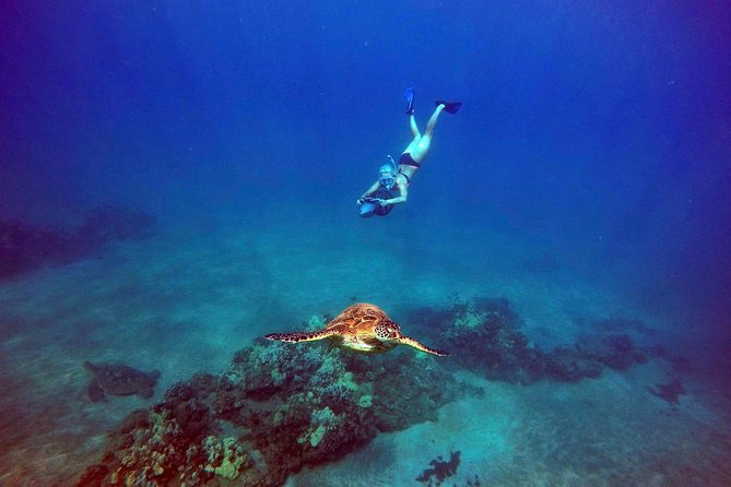 Turtle Town Underwater Scooter Snorkeling Tour with GoPro - The safety briefing and scooter lesson